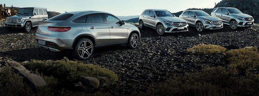 Les nouveaux tout-terrain de loisirs (SUV) Mercedes-Benz.