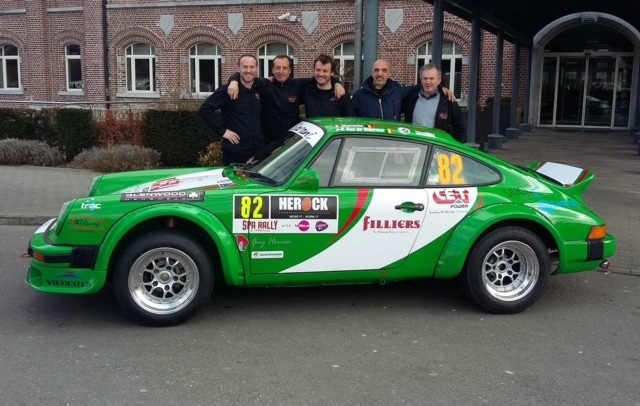 Vande et Eric Marnette en Porsche 911 SG Racing pour la gagne en BHRC