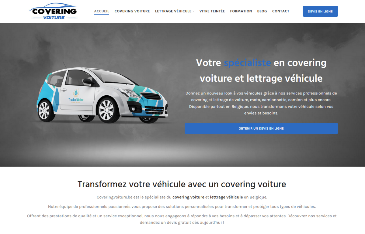 Coveringvoiture.be
